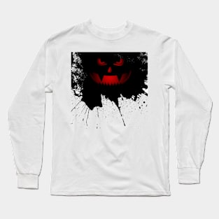 Scary Pumpkin Long Sleeve T-Shirt